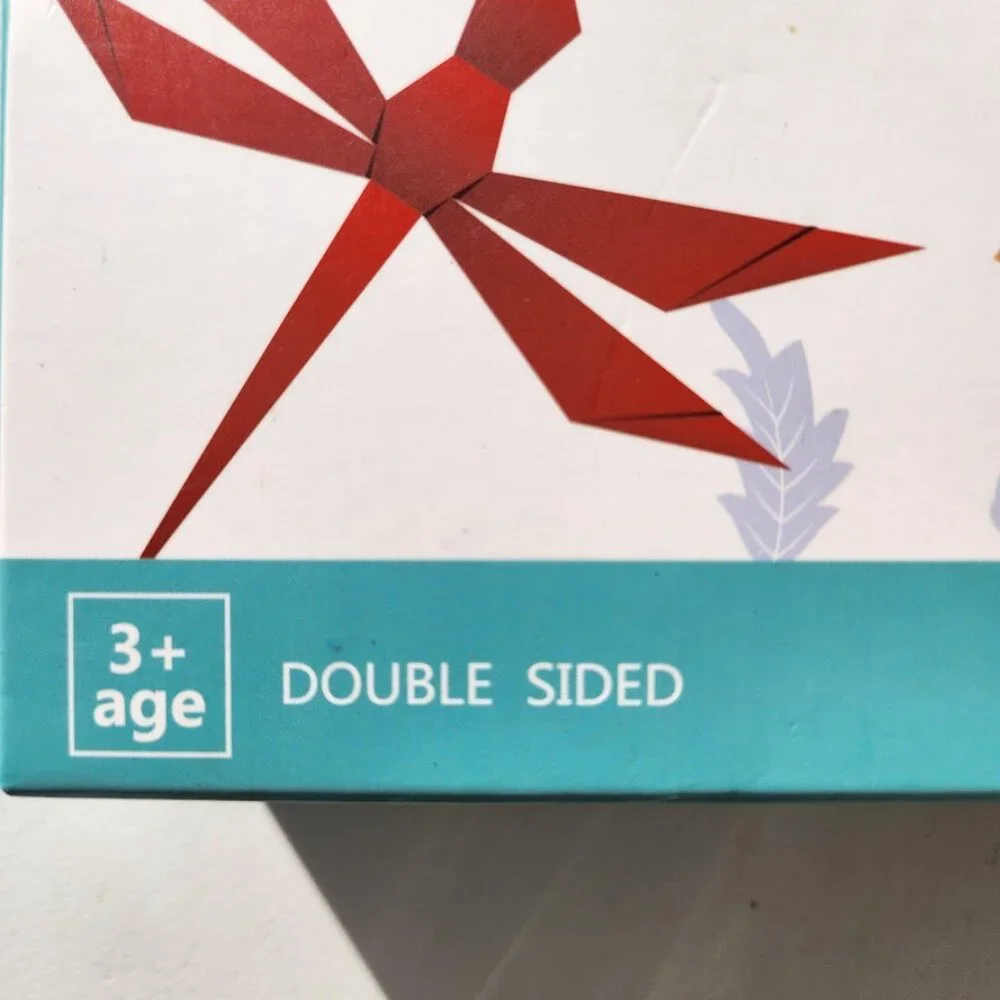 New Origami Paper 500 Sheets 20 Colors Double Sided Art Craft Supplies 6